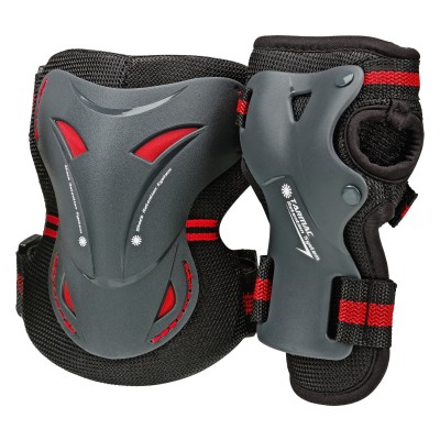 Tarmac Knee and Wrist Guards Combo Pack, Adult   